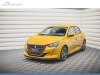 SPOILER DELANTERO DESCATALOGADO PEUGEOT 208 NEGRO BRILLO