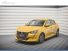 SPOILER LIP DIANTEIRO PEUGEOT 208 LOOK CARBONO