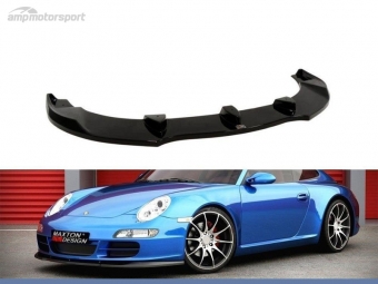 SPOILER DELANTERO DESCATALOGADO PORSCHE 911 CARRERA 997 NEGRO BRILLO