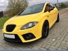 SPOILER LIP DIANTEIRO DESCONTINUADO SEAT LEON 1P LOOK CARBONO