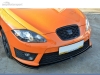 SPOILER LIP DIANTEIRO DESCONTINUADO SEAT LEON 1P PRETO FOSCO