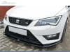 SPOILER DELANTERO SEAT LEON 5F LOOK CARBONO