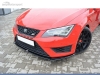 SPOILER LIP DIANTEIRO DESCONTINUADO SEAT LEON 5F PRETO FOSCO