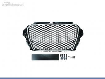 PARRILLA DELANTERA LOOK RS3 PARA AUDI A3 8V 2012-2016