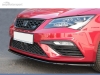 SPOILER LIP DIANTEIRO DESCONTINUADO SEAT LEON 5F PRETO FOSCO