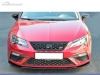 SPOILER DELANTERO SEAT LEON 5F LOOK CARBONO