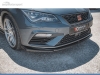 SPOILER LIP DIANTEIRO DESCONTINUADO SEAT LEON 5F PRETO FOSCO