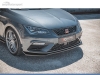 SPOILER LIP DIANTEIRO DESCONTINUADO SEAT LEON 5F LOOK CARBONO