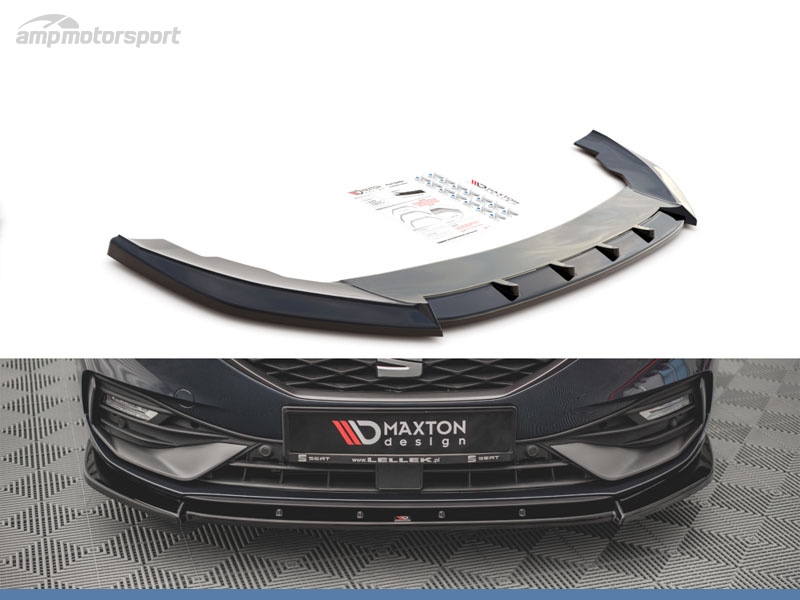 SPOILER DELANTERO SEAT LEON MK4 NEGRO BRILLO - AMP Motorsport