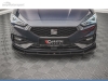 SPOILER LIP DIANTEIRO DESCONTINUADO SEAT LEON MK4 PRETO FOSCO