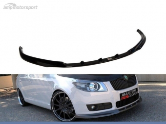 SPOILER LIP DIANTEIRO DESCONTINUADO SKODA FABIA PRETO FOSCO