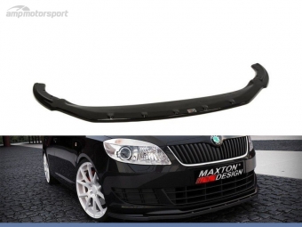 SPOILER LIP DIANTEIRO SKODA FABIA LOOK CARBONO