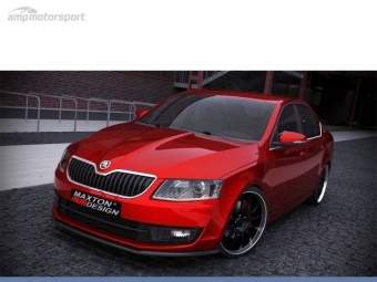 SPOILER DELANTERO SKODA OCTAVIA MK3 LOOK CARBONO