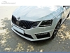 SPOILER DELANTERO DESCATALOGADO SKODA OCTAVIA MK3 RS NEGRO BRILLO