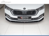 SPOILER LIP DIANTEIRO DESCONTINUADO SKODA OCTAVIA MK4 PRETO FOSCO