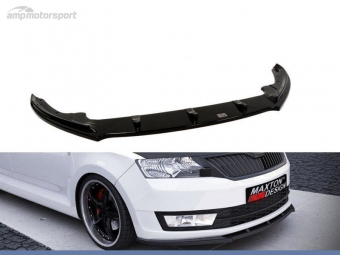 SPOILER LIP DIANTEIRO SKODA RAPID LOOK CARBONO