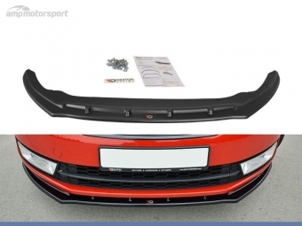 SPOILER DELANTERO DESCATALOGADO SKODA RAPID NEGRO MATE