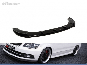 SPOILER LIP DIANTEIRO SKODA SUPERB MK2 PRETO BRILHANTE