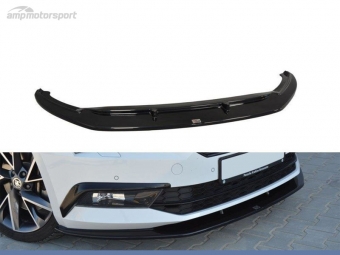 SPOILER DELANTERO DESCATALOGADO SKODA SUPERB MK3 NEGRO MATE