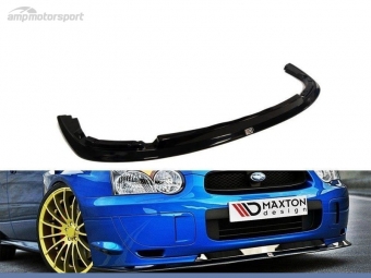 SPOILER LIP DIANTEIRO DESCONTINUADO SUBARU IMPREZA WRX STI PRETO FOSCO