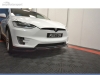 SPOILER LIP DIANTEIRO DESCONTINUADO TESLA MODEL X LOOK CARBONO