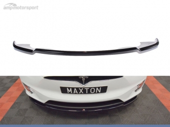 SPOILER LIP DIANTEIRO DESCONTINUADO TESLA MODEL X PRETO BRILHANTE