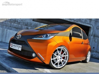 SPOILER DELANTERO TOYOTA AYGO LOOK CARBONO