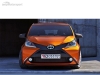 SPOILER LIP DIANTEIRO DESCONTINUADO TOYOTA AYGO PRETO BRILHANTE