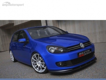 SPOILER LIP DIANTEIRO DESCONTINUADO VW GOLF MK6 PRETO FOSCO