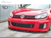 SPOILER LIP DIANTEIRO DESCONTINUADO VW GOLF MK6 GTI PRETO BRILHANTE