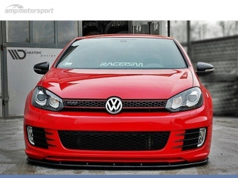 SPOILER LIP DIANTEIRO DESCONTINUADO VW GOLF MK6 GTI PRETO FOSCO