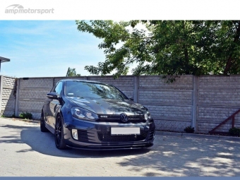 SPOILER LIP DIANTEIRO DESCONTINUADO VW GOLF MK6 GTI PRETO FOSCO