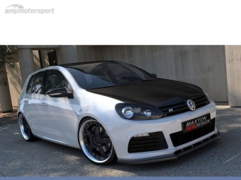 SPOILER DELANTERO DESCATALOGADO VW GOLF MK6 R NEGRO MATE