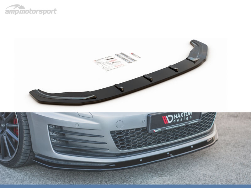 SPOILER DELANTERO VW GOLF MK7 GTI NEGRO BRILLO - AMP Motorsport