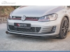 SPOILER LIP DIANTEIRO DESCONTINUADO VW GOLF MK7 GTI PRETO FOSCO