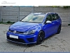 SPOILER LIP DIANTEIRO DESCONTINUADO VW GOLF MK7 R PRETO FOSCO