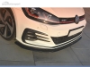 SPOILER LIP DIANTEIRO DESCONTINUADO VW GOLF MK7 GTI PRETO FOSCO