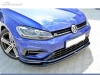 SPOILER LIP DIANTEIRO DESCONTINUADO VW GOLF MK7 R PRETO FOSCO
