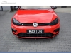 SPOILER LIP DIANTEIRO DESCONTINUADO VW GOLF MK7 R FACELIFT PRETO FOSCO