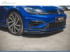 SPOILER LIP DIANTEIRO DESCONTINUADO VW GOLF MK7 R FACELIFT PRETO FOSCO