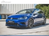 SPOILER LIP DIANTEIRO DESCONTINUADO VW GOLF MK7 R FACELIFT PRETO FOSCO