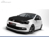 SPOILER LIP DIANTEIRO DESCONTINUADO VW POLO MK5 GTI PRETO BRILHANTE