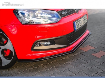 SPOILER DELANTERO DESCATALOGADO VW POLO MK5 GTI NEGRO MATE