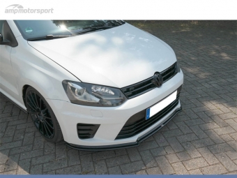 SPOILER LIP DIANTEIRO DESCONTINUADO VW POLO MK5 R PRETO FOSCO