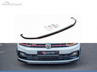SPOILER LIP DIANTEIRO DESCONTINUADO VW POLO MK6 GTI PRETO FOSCO