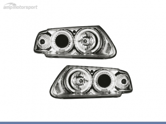 FAROS DELANTEROS OJOS DE ANGEL PARA CITROËN SAXO