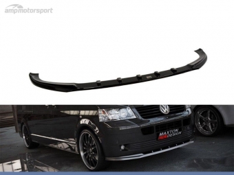 SPOILER LIP DIANTEIRO DESCONTINUADO VW T5 PRETO BRILHANTE