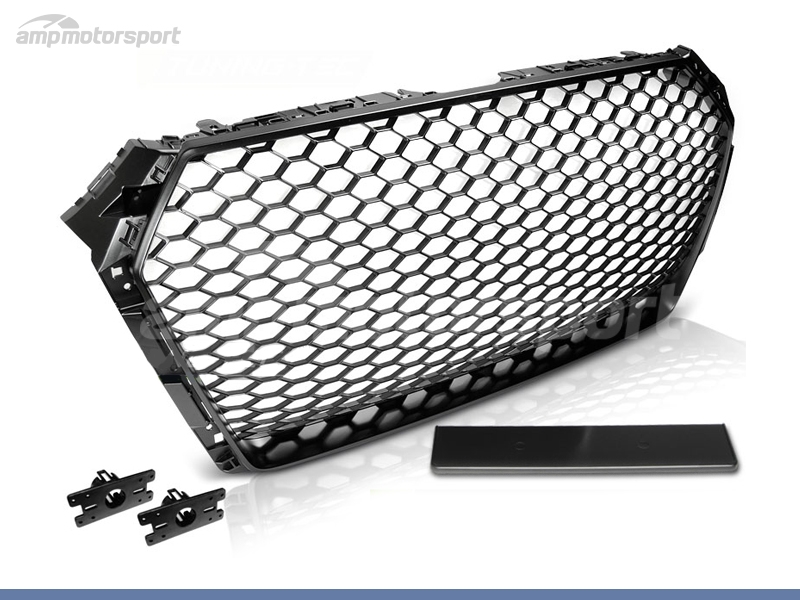 Realizable Periodo perioperatorio Frustración PARRILLA DELANTERA LOOK RS NEGRO MATE PARA AUDI A4 B9 2016-2019 - AMP  Motorsport