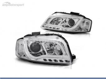 FAROS DELANTEROS LUZ DIURNA TUBE LIGHT PARA AUDI A3 8P / 8PA