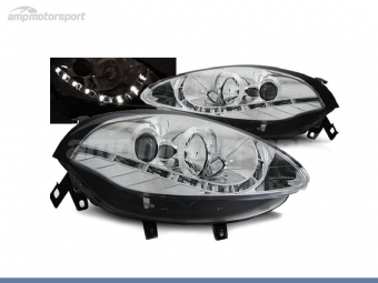 FAROS DELANTEROS LUZ DIURNA LED REAL DRL PARA FIAT BRAVO